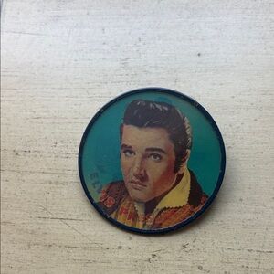 Vintage Elvis Presley Button dated 1956